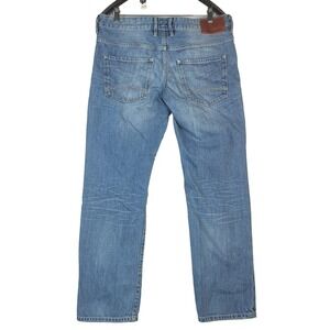 Hugo Boss Orange 24 Regular Fit‎ Blue Denim Jeans Mens Size 36x31